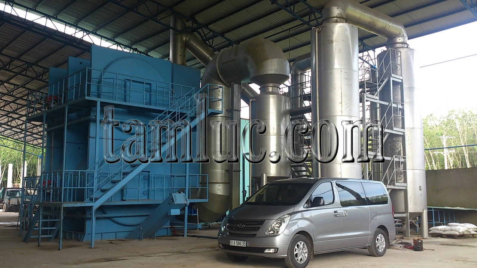 Hệ thống xử lý chất thải rắn 1500 kg/h - Gò Dầu - Tây Ninh