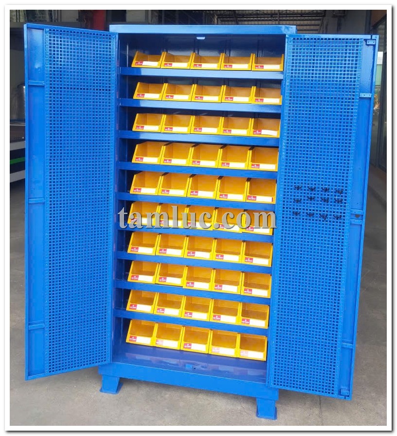 tủ dụng cụ kết hợp bảng treo, tủ dụng cụ có bảng treo, tủ treo dụng cụ cơ khí, tủ dụng cụ xưởng cơ khí, tủ đựng đồ nghề có bảng treo, bảng treo dụng cụ cơ khí, khay dụng cụ cơ khí