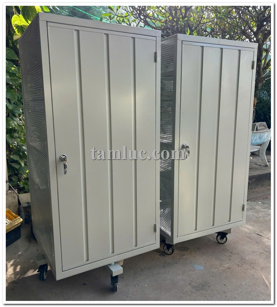 tủ dụng cụ dạng lưới xoay 360 độ cho xưởng cơ khí, tủ treo đồ nghề dạng xoay tiết kiệm diện tích, tủ dụng cụ dạng lưới giá rẻ cho nhà xưởng, tủ dụng cụ xoay nhiều mặt cho gara ô tô, tủ dụng cụ dạng lưới thép sơn tĩnh điện
