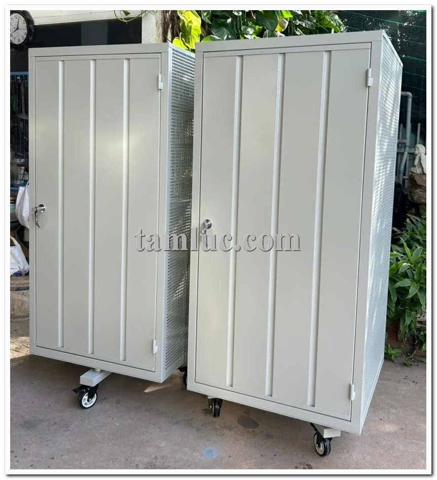 tủ dụng cụ dạng lưới xoay 360 độ cho xưởng cơ khí, tủ treo đồ nghề dạng xoay tiết kiệm diện tích, tủ dụng cụ dạng lưới giá rẻ cho nhà xưởng, tủ dụng cụ xoay nhiều mặt cho gara ô tô, tủ dụng cụ dạng lưới thép sơn tĩnh điện