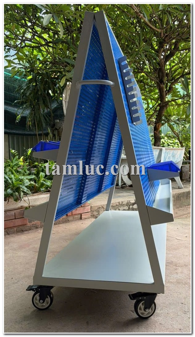 bảng treo dụng cụ, bảng treo dụng cụ 2 mặt, bảng treo đồ nghề, bảng treo dụng cụ có bánh xe, bảng treo dụng cụ công nghiệp