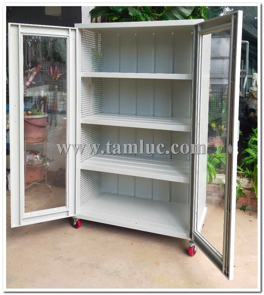 Tủ dụng cụ cửa kính,  Tủ đựng dụng cụ cơ khí cửa kính,  Tủ sắt cửa kính nhà xưởng  Tủ dụng cụ có cửa kính,  Tủ bảo quản dụng cụ cơ khí, Tủ đựng vật tư kỹ thuật