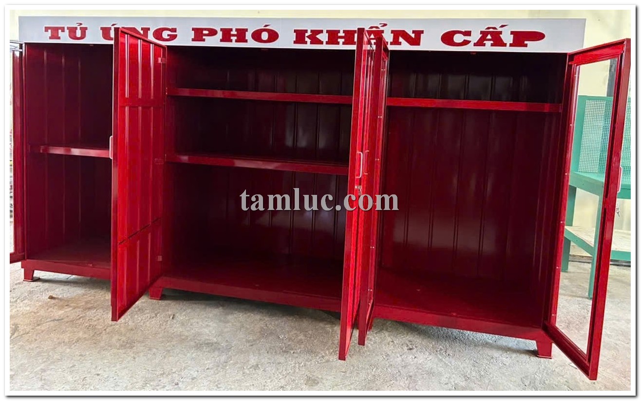 tủ ứng phó khẩn cấp,  emergency response cabinet,  tủ cứu hộ khẩn cấp,  tủ thiết bị khẩn cấp,  tủ an toàn lao động