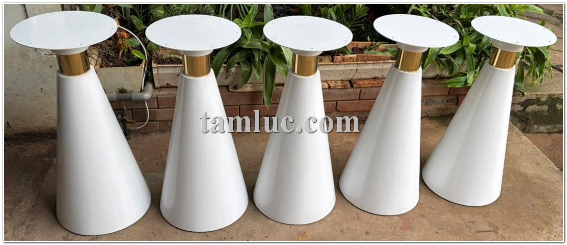 chân bàn nón, chân bàn hình nón, chân bàn thép sơn tĩnh điện, chân bàn inox mạ vàng, chân bàn nhà hàng, chân bàn cafe, chân bàn nội thất, chân bàn kim loại, chân bàn theo yêu cầu, gia công chân bàn, chân bàn đẹp, chân bàn hiện đại, chân bàn Tâm Lực