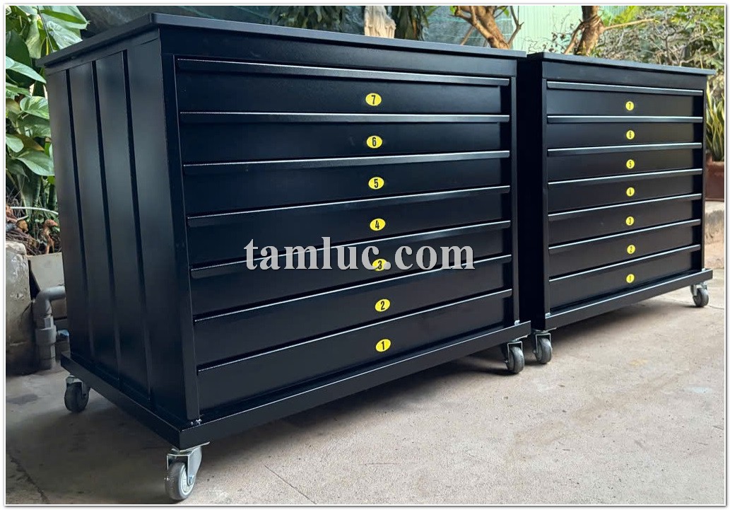 tủ đựng bản vẽ A1, tủ lưu bản vẽ A1 7 ngăn, tủ bản vẽ A1, tủ hồ sơ bản vẽ, tủ lưu trữ bản vẽ kỹ thuật, tủ đựng bản vẽ kỹ thuật, tủ bản vẽ nhà xưởng, tủ lưu bản vẽ cơ khí, tủ lưu bản vẽ thiết kế, tủ lưu bản vẽ A1 Tâm Lực
